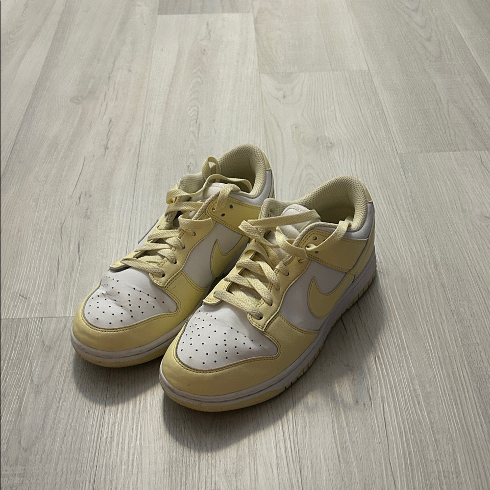 Nike Yellow and White Sneakers